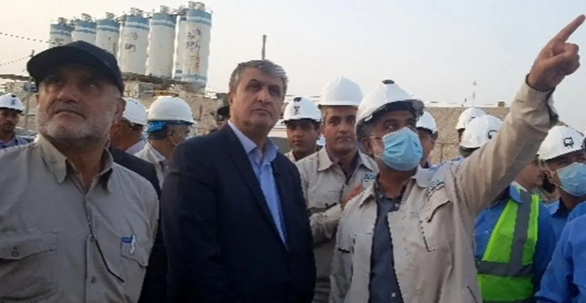 اظهارات اسلامی در بازدید از واحد‌های جدید نیروگاه بوشهر