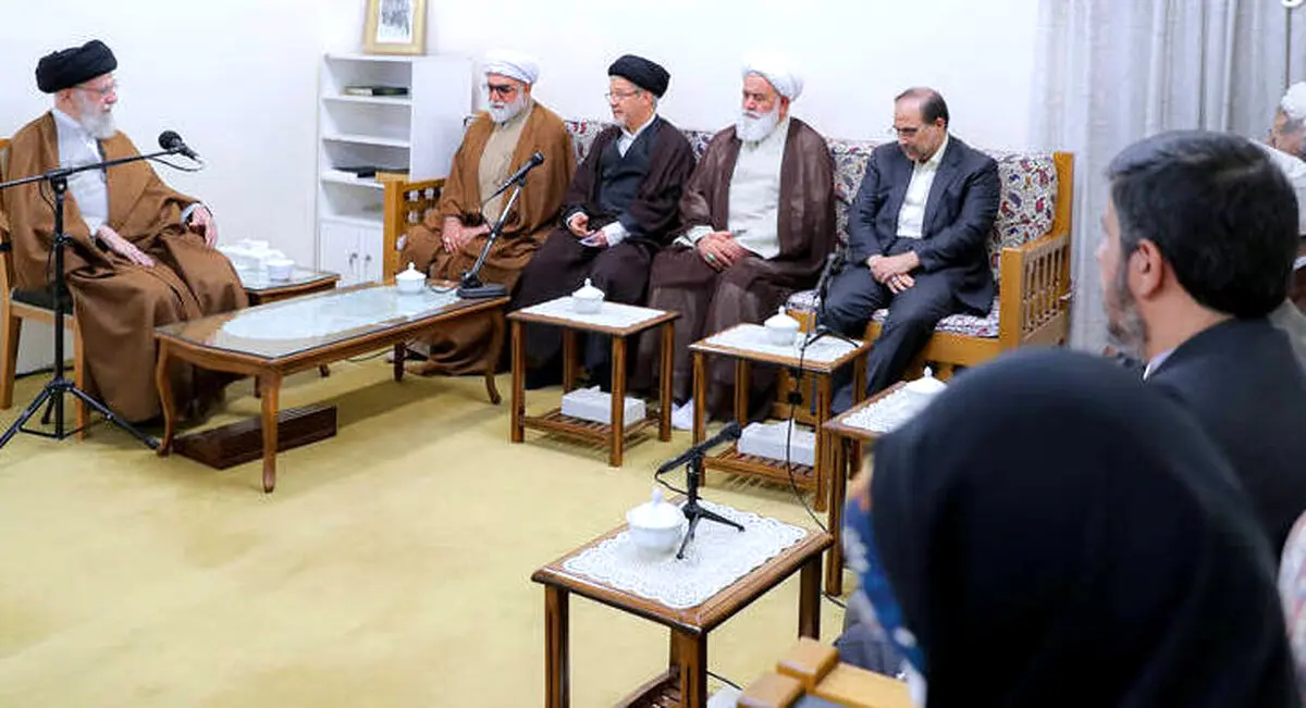بیانات رهبر انقلاب در دیدار اعضای هیئت علمی کنگره جهانی حضرت رضا(ع)