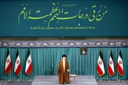 متن و معنای حدیث نصب شده در محل سخنرانی امروز رهبر انقلاب