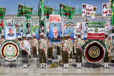 عهد سربازی در مسجد مقدس جمکران