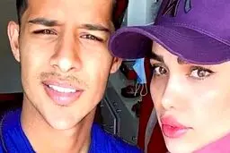 مهدی قائدی و همسرش+ عکس