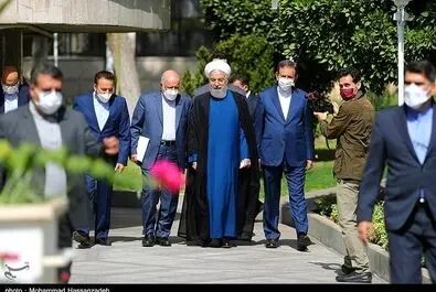 تصاویر آخرین جلسه هیات دولت روحانی