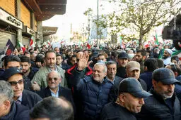 تصاویر حضور مسئولان در تجمع ضد تروریستی تهران