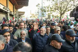 تصاویر حضور مسئولان در تجمع ضد تروریستی تهران