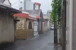ببینید باران سیل آسا در رشت و اطراف
