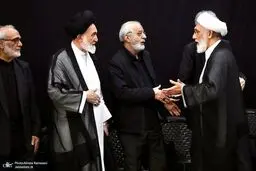 حجت الاسلام پورمحمدی در مراسم یادبود شهدای خانواده رهبر معظم انقلاب + عکس