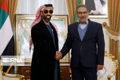 دیدار مشاور امنیت ملی امارات با علی شمخانی