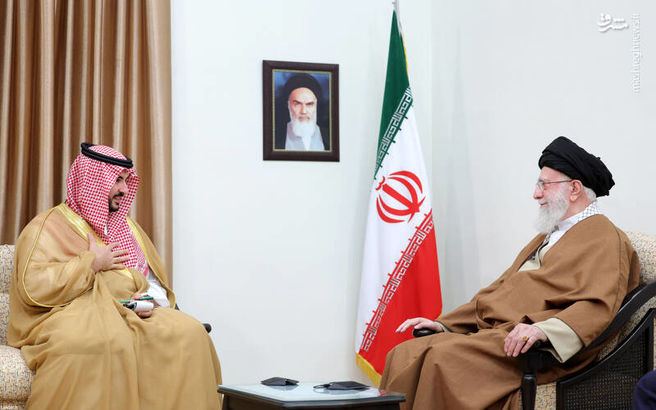 تصاویر دیدار خالد بن سلمان با رهبر انقلاب اسلامی