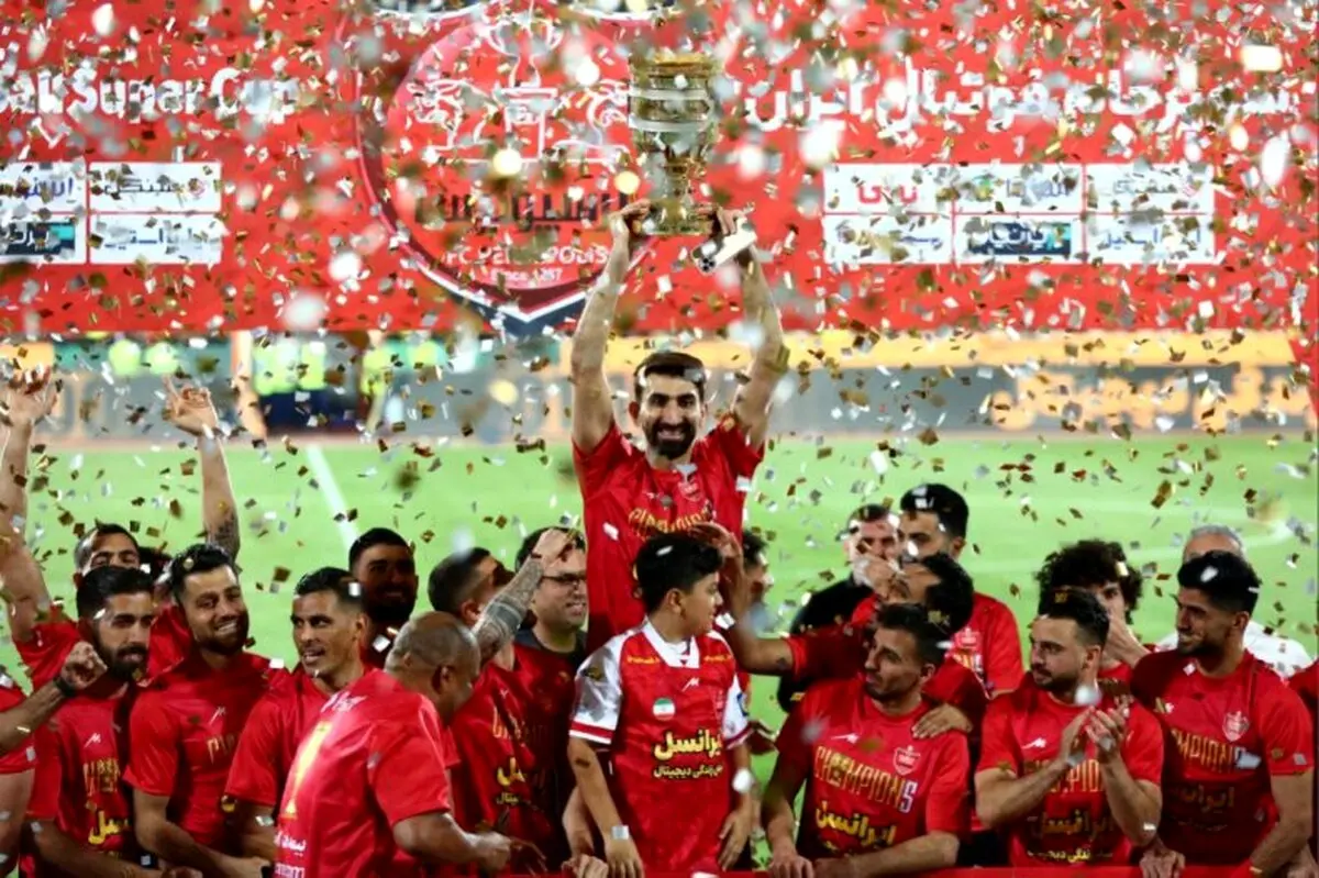لحظه قهرمانی پرسپولیس در سوپرجام