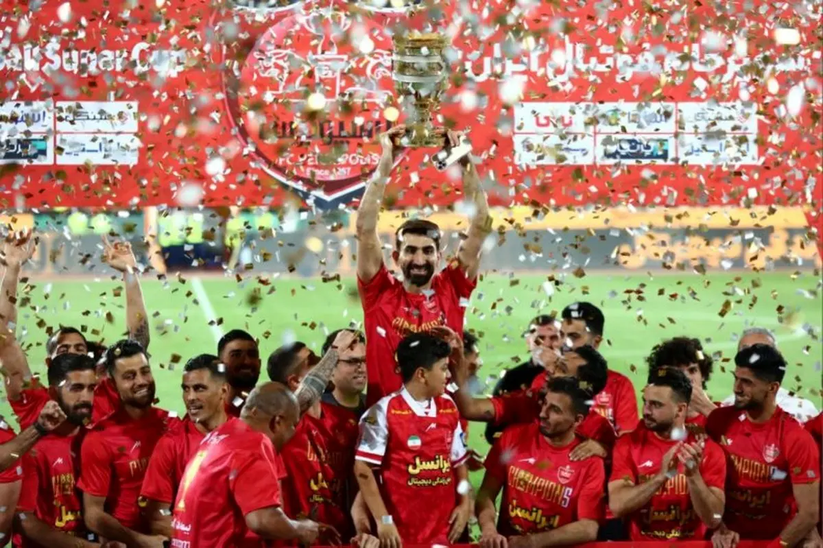 لحظه قهرمانی پرسپولیس در سوپرجام
