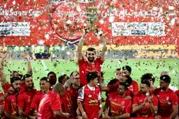 لحظه قهرمانی پرسپولیس در سوپرجام