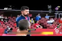 حرکت زشت نیما عالمیان قبل از حذف از المپیک