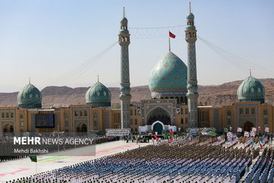 عهد سربازی در مسجد مقدس جمکران