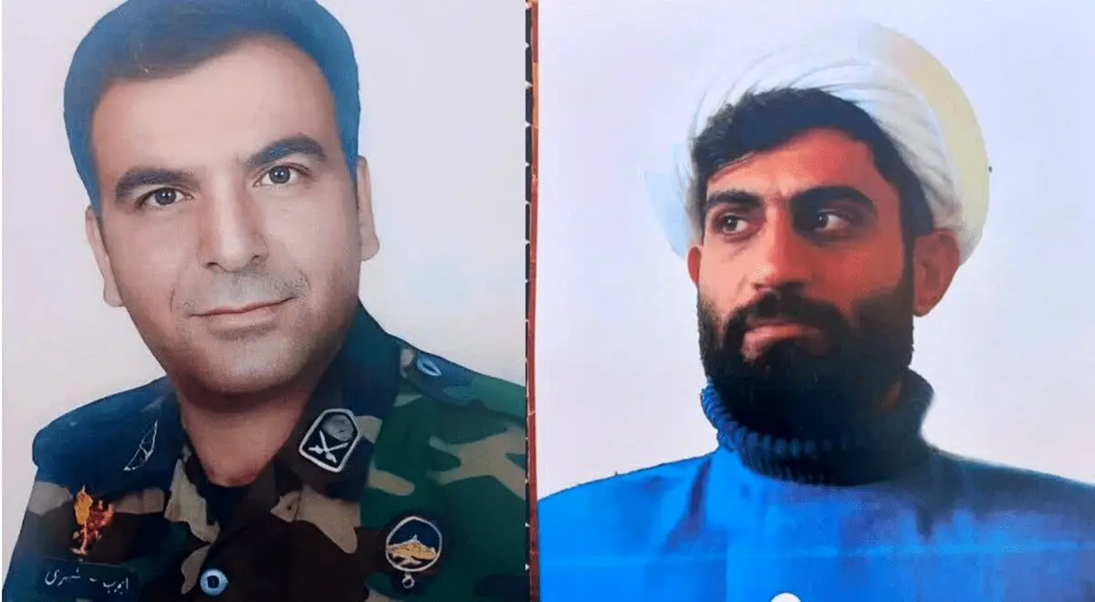 چهره دو شهید حافظان امنیت سپاه