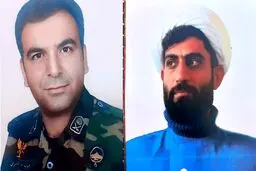 چهره دو شهید حافظان امنیت سپاه