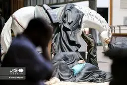 تصاویر رونمایی از سازه حجمی عصر عاشورا