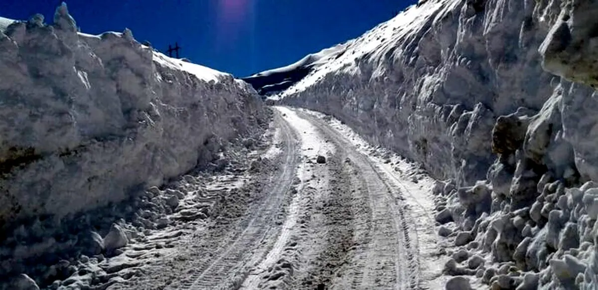 تصاویر بارش برف چند متری پس از سالها