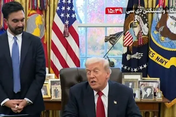 ممدانی در کنار ترامپ : او فاشیست است + فیلم