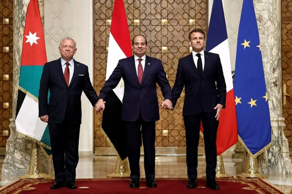 موضع ضد اسرائیلی اردن، مصر و فرانسه