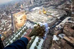 تصاویر گلباران هوایی کربلا 