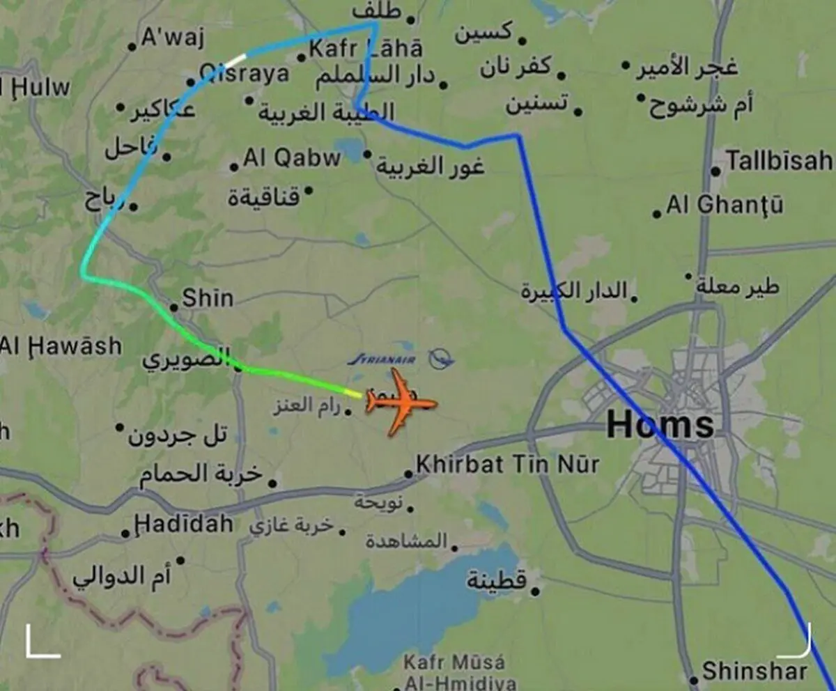 ماجرای خاموش شدن رادار هواپیمای اسد در هنگام ترک سوریه