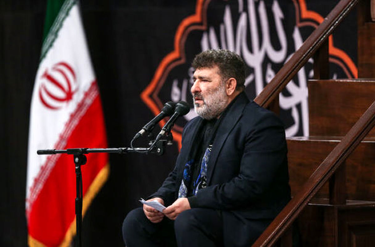 نوحهخوانی حدادیان در شام غریبان در حسینیه امام خمینی(ره)