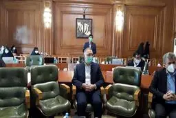 عکس علیرضا زاکانی در جلسه شورای شهر تهران