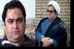 خشم پدر روح الله زم از قیرپاشی عده ای ناشناس به سنگ قبر پسرش + عکس