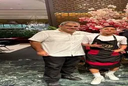 عکس دیده نشده از مهدی قائدی رستوران لاکچری