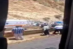 ببینید | واژگونی مرگبار اتوبوس در فارس با ۱۵ کشته