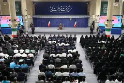 تصاویر دیدار مدال‌آوران ورزشی و المپیادهای علمی با رهبر انقلاب