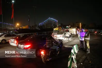 شلوغی و ترافیک تهران