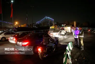 شلوغی و ترافیک تهران
