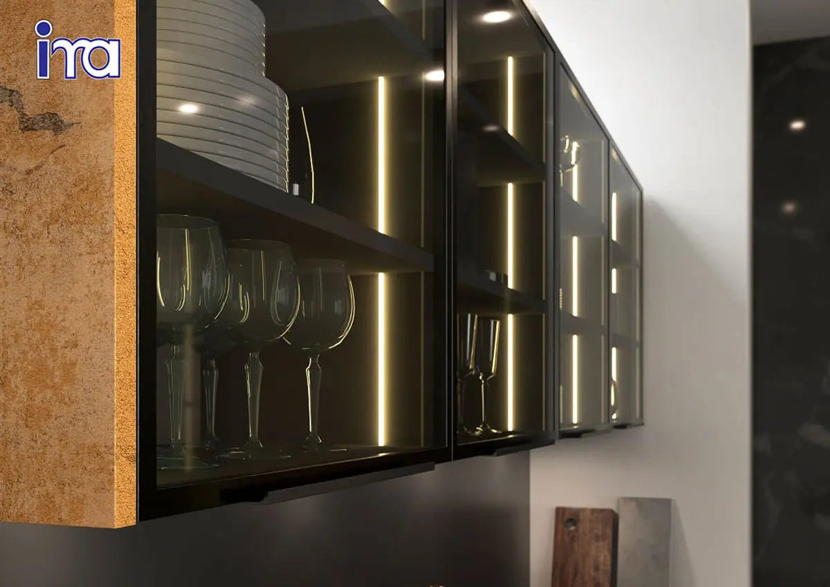 درب فریم لس شیشه ای کابینت چیست؟ و چه کاربردی دارد؟