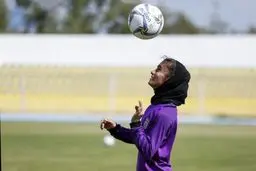 تصاویرتمرین تیم ملی فوتبال زنان در جزیره کیش