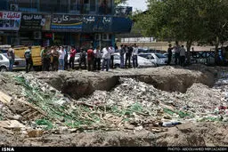 جسد رها شده در پارکینگ یک مجتمع تجاری/تصاویر