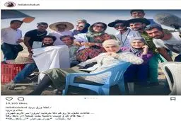 لیلا بلوکات و دوستانش در پشت صحنه «از یادها رفته» / عکس
