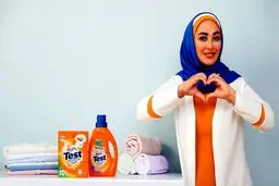 الهام حميدي هم وارد دنياي تبليغات شد! + عكس