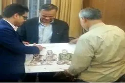 قاسم سلیمانی در نماز ظهر عاشورا/ عکس