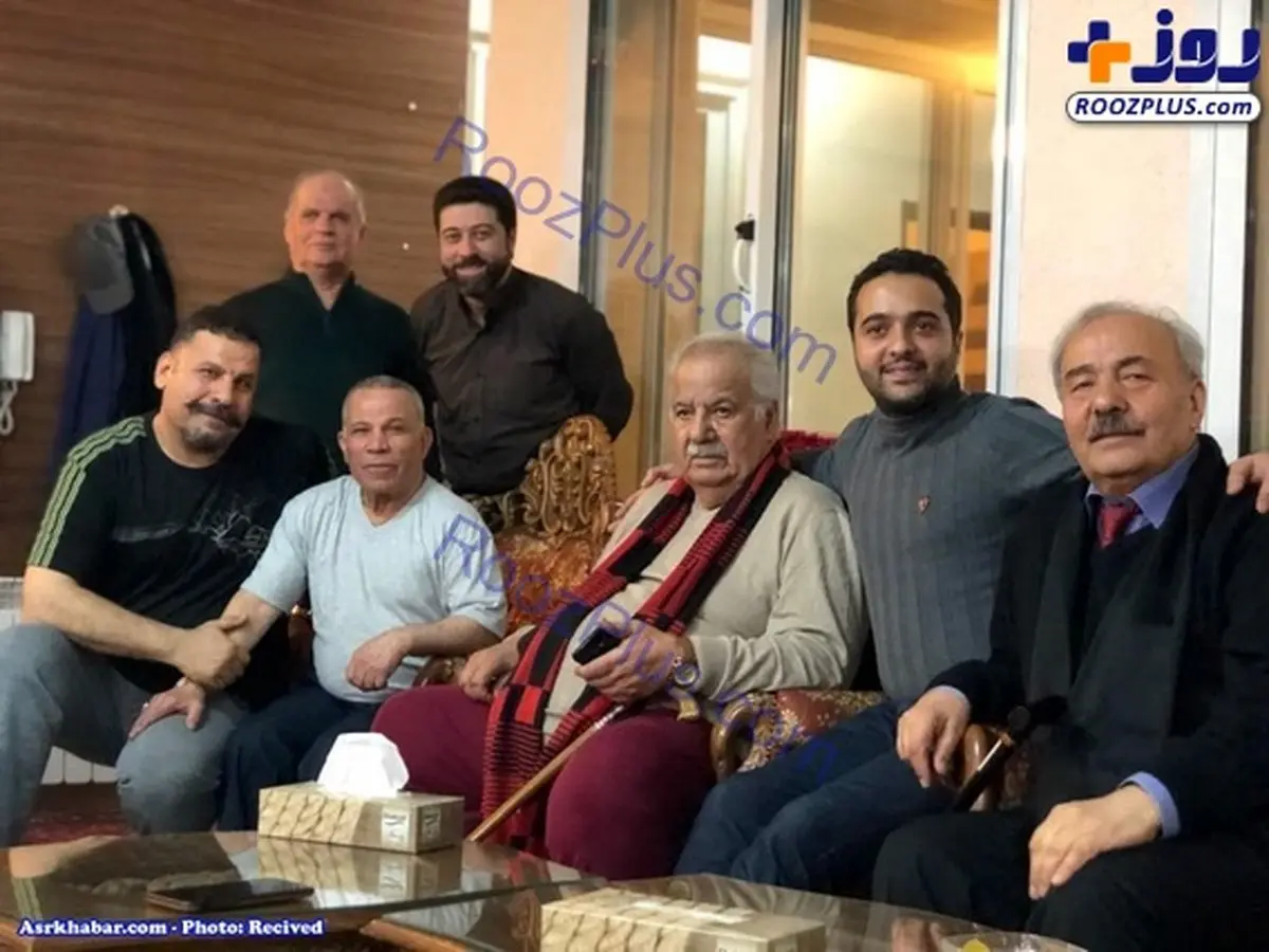 ناصر خان ملک مطیعی بعد از 40 سال به زورخانه رفت/عکس