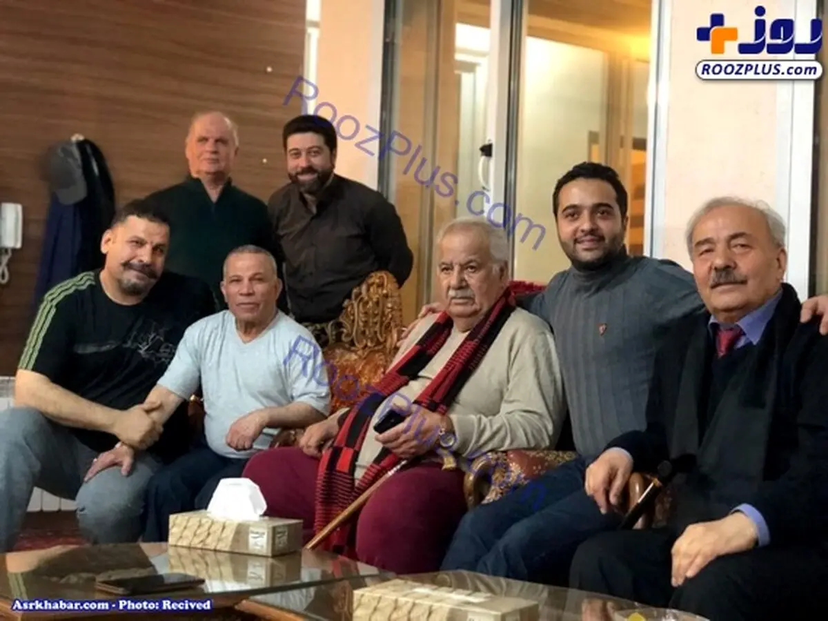 ناصر خان ملک مطیعی بعد از 40 سال به زورخانه رفت/عکس