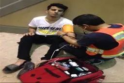 حال یکی از هواداران الهلال بد شد/تصاویر