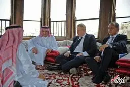 حضور وزیر خارجه انگلیس در منزل بنیانگذار آل سعود