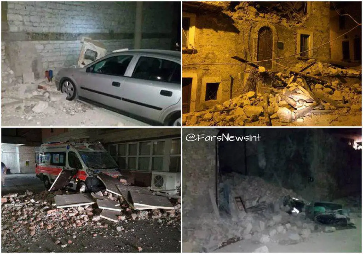 تصاویری از زلزله 6 ریشتری در رم