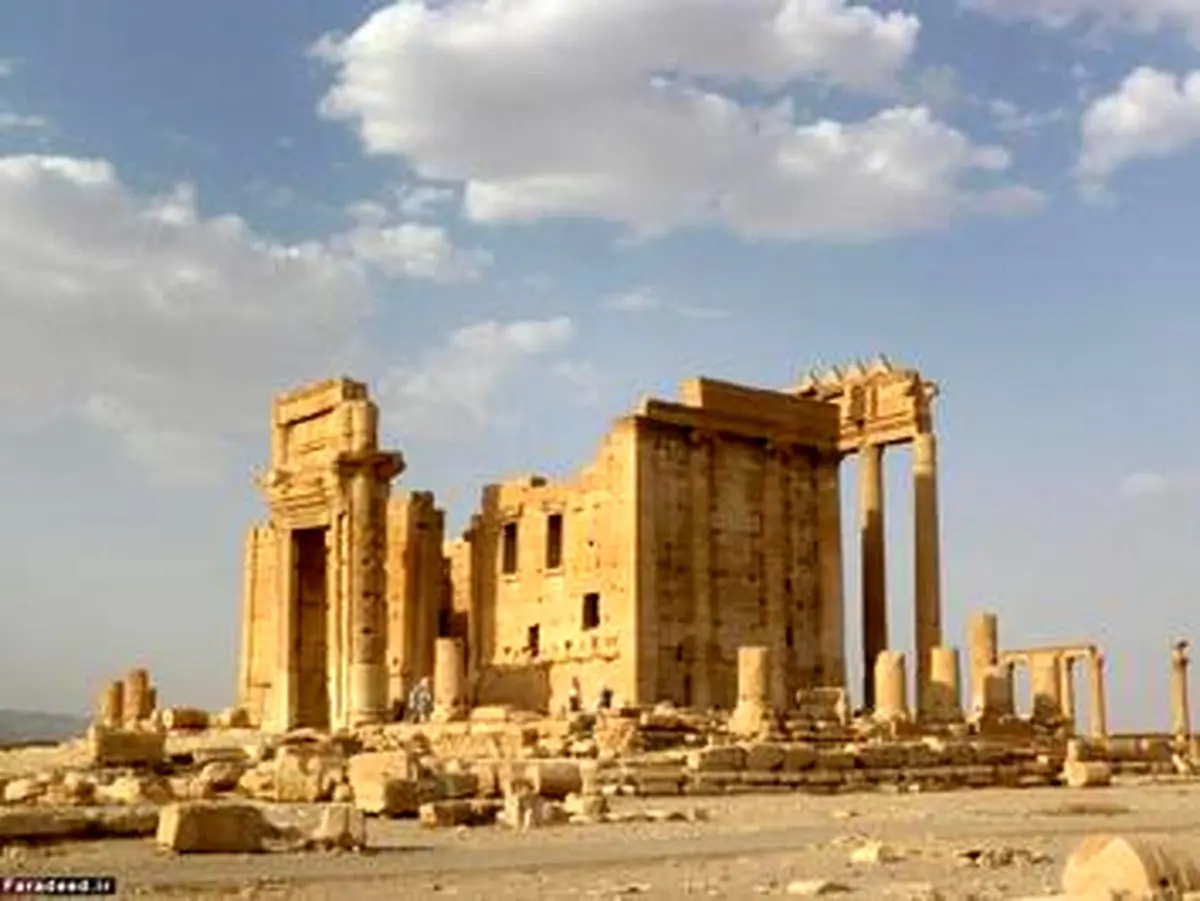 پالمیرا قبل و بعد از حملات وحشیانه داعش/ تصاویر