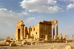 پالمیرا قبل و بعد از حملات وحشیانه داعش/ تصاویر