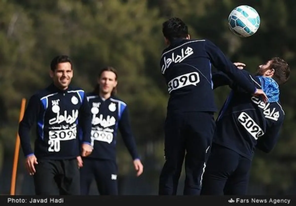حواشی تمرین تیم فوتبال استقلال/ تصاویر