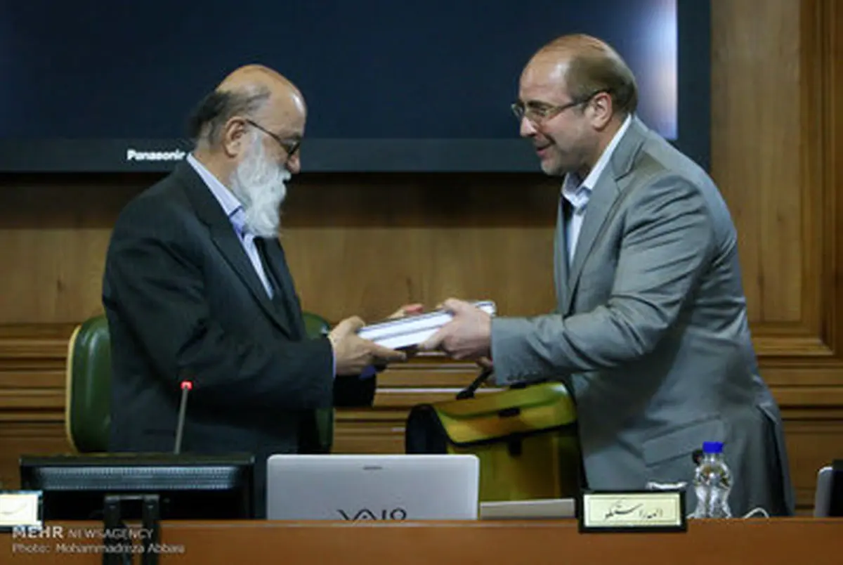 حضور محمدباقر قالیباف در جلسه شورای اسلامی شهر تهران/تصاویر