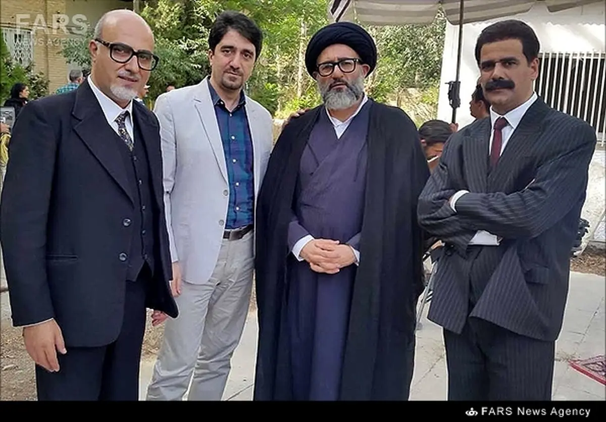 گریم متفاوت مهندس بازرگان و آیت‌الله طالقانی در معمای شاه+ عکس