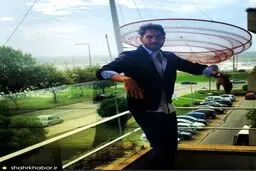 تیپ جالب علیرضا حقیقی/عکس